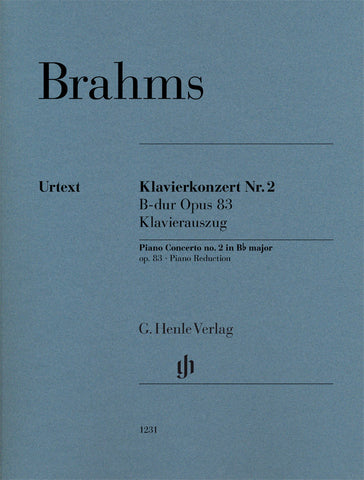 Brahms – Piano Concerto No. 2 in Bb, Op. 83 – 2 Pianos, 4 Hands