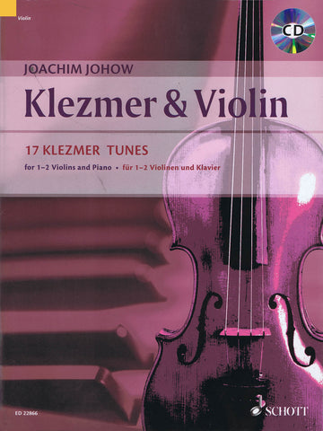 Johow – Klezmer and Violin (w/CD) – 1 or 2 Violins and Piano