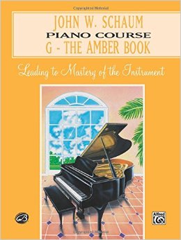 Schaum: Book G, The Amber Book - Piano Method