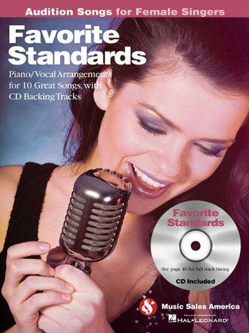 Various – Favorite Standards: Audition Songs for Female Singers (w/CD) – Piano, Vocal, Guitar