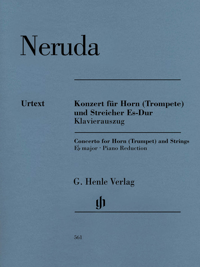 Neruda, ed. Rahmer – Concerto for Trumpet and Strings in Eb Major – Trumpet and Piano
