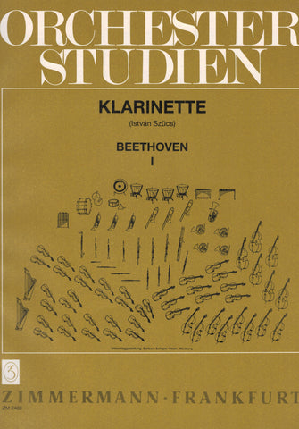 Beethoven, ed. Szucs – Orchestral Studies, Vol. 1, Symphonies 1-9 – Clarinet