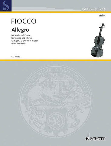 Fiocco, arrs. Bent and O'Neill - Allegro in G Major - Violin and Piano