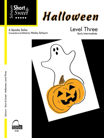 Schaum - Short and Sweet: Halloween, Level 3 - Intermediate Piano Solo