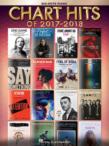 Various – Chart Hits of 2017-2018 – Easy Piano