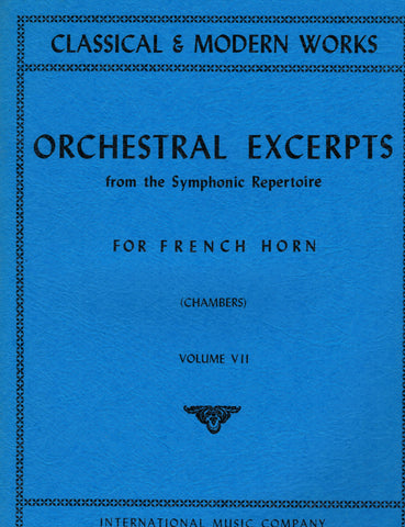 ed. Chambers - Orchestral Excerpts, Vol. 7 - French Horn