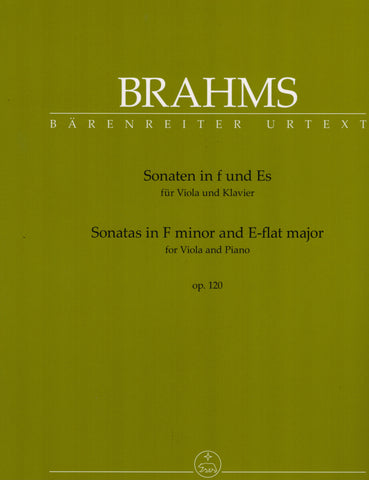 Brahms - Sonatas in F Minor and Eb Major, Op. 120 - Viola and Piano