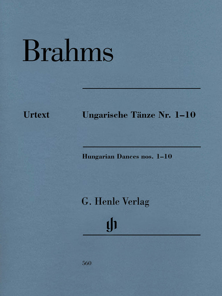 Brahms, ed. Cai – Hungarian Dances Nos. 1-10 – Piano