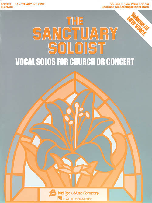 Various - Sanctuary Solos: Vol .3 (with CD) - Low Voice