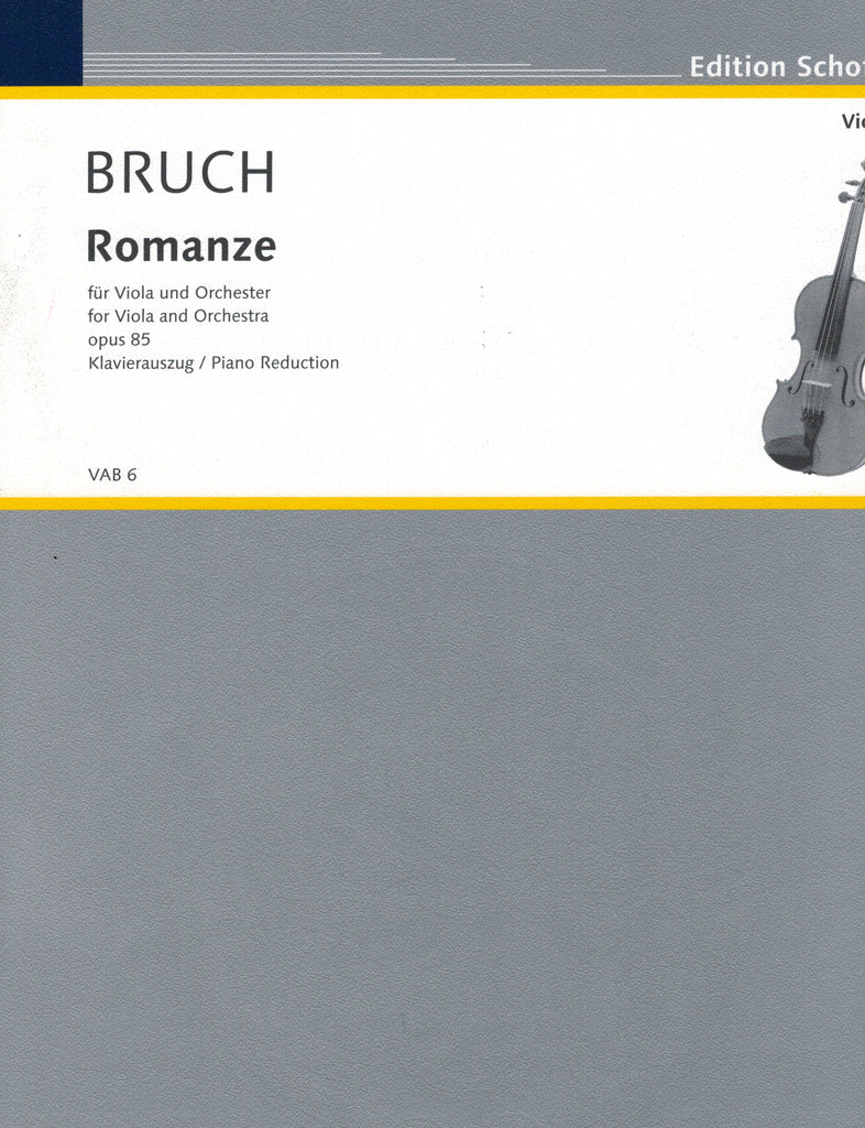 Bruch - Romanze, Op. 85 - Viola and Piano
