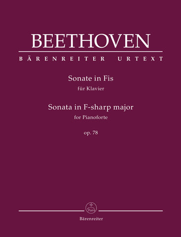 Beethoven, ed. Del Mar – Sonata in F# Major, Op. 78 – Piano