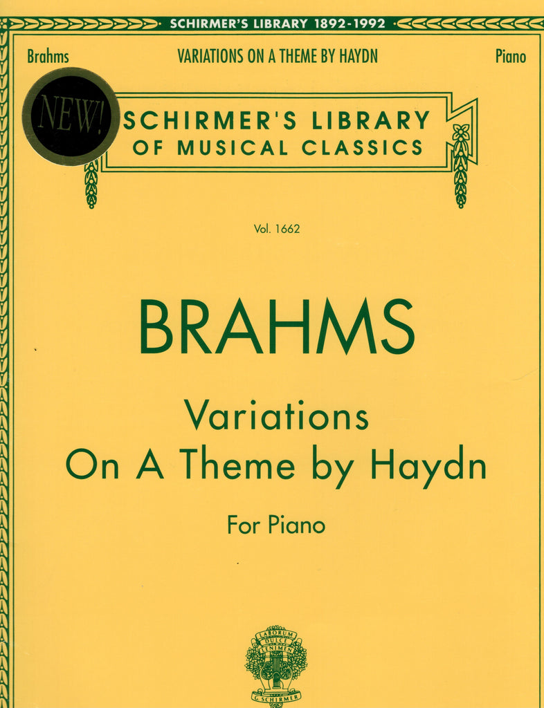 Brahms – Variations on a Theme by Haydn – Piano