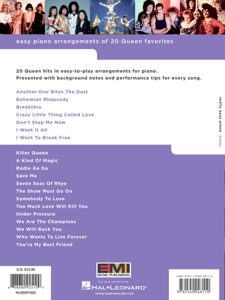 Queen - Really Easy Piano: Queen - Easy Piano