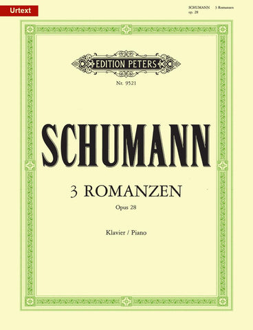 Schumann, ed. Kohler – 3 Romanzes, Op. 28 – Piano