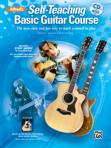 Alfred's Self-Teaching Basic Guitar Course (w/CD) - Guitar Method