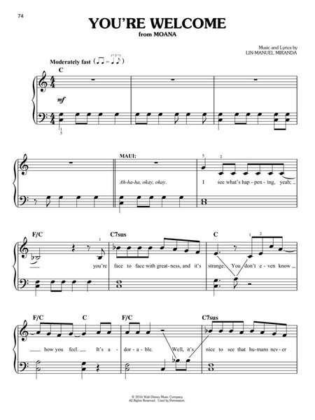 Various – Disney Latest Hits – Easy Piano