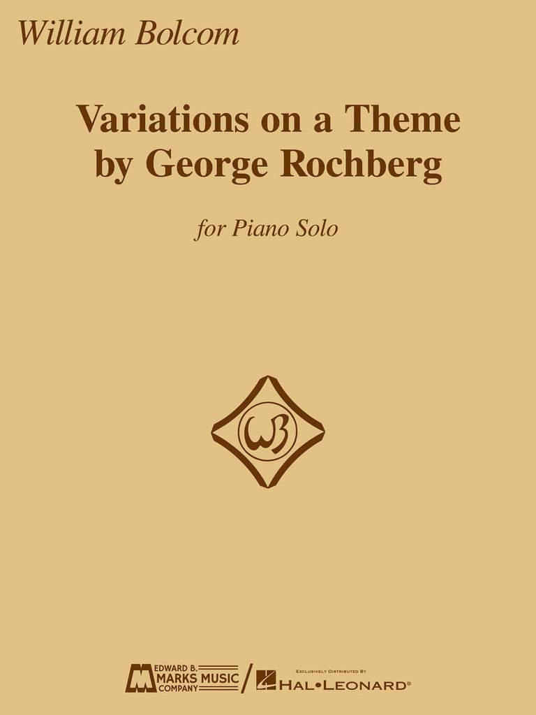 Bolcom - Variations on a Theme by George Rochberg - Piano Solo