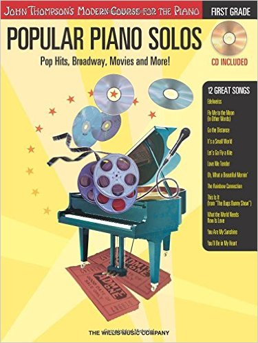 John Thompson's Modern Course: Popular Solos Grade 1 (w/CD) - Piano Method