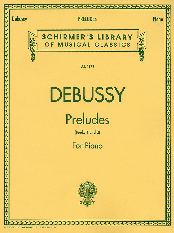 Debussy – Preludes, Books 1 and 2 – Piano