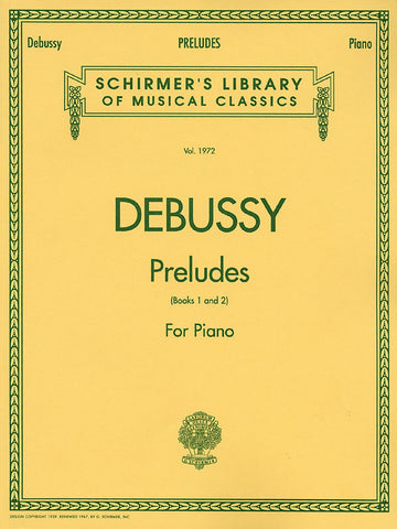 Debussy – Preludes, Books 1 and 2 – Piano