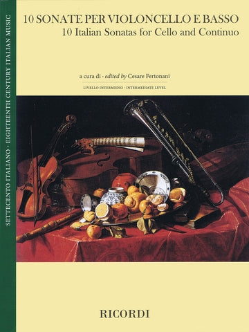 Fertonani, ed. - 10 Italian Sonatas - Cello and Basso (Double Bass)