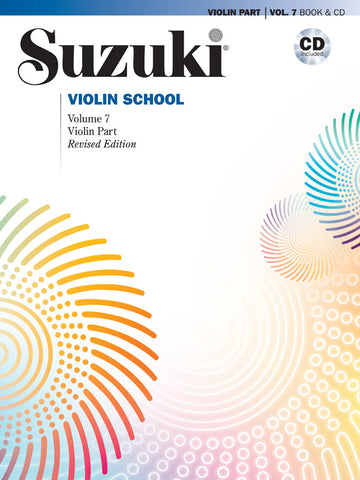 Suzuki Violin School: Vol. 7 (International Edition) w/CD, Violin Part - Violin Method