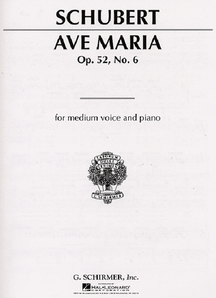 Gounod - Ave Maria in F Major - Voice, Violin (Cello), and Piano