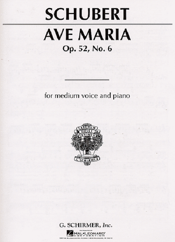Gounod - Ave Maria in F Major - Voice, Violin (Cello), and Piano