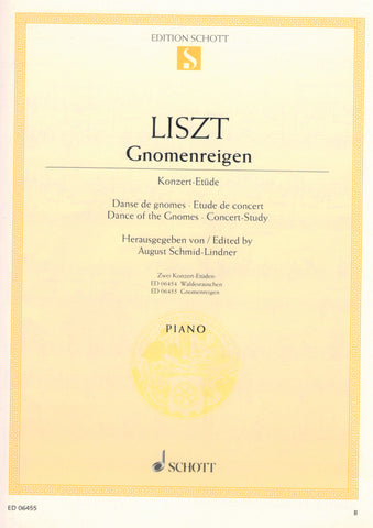 Liszt, ed. Schmid-Lindner – Gnomenreigen – Piano