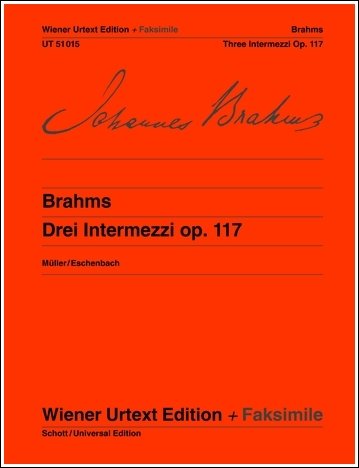 Brahms, eds. Muller – Three Intermezzi, Op. 117 – Piano