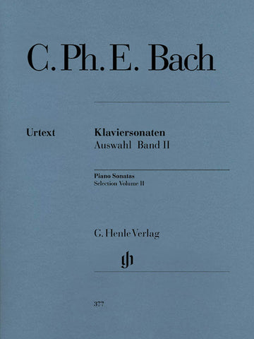Bach, C.P.E. – Selected Piano Sonatas, Vol. 2 – Piano
