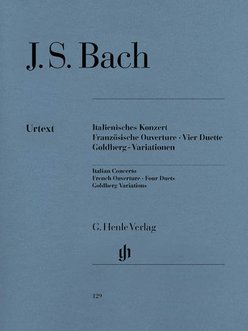 Bach – Italian Concerto, French Overture, Four Duets, Goldberg Variations – Piano