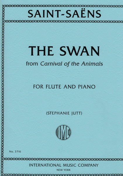 Saint-Saens, ed. Jutt - The Swan from "Carnival of the Animals" - Flute and Piano