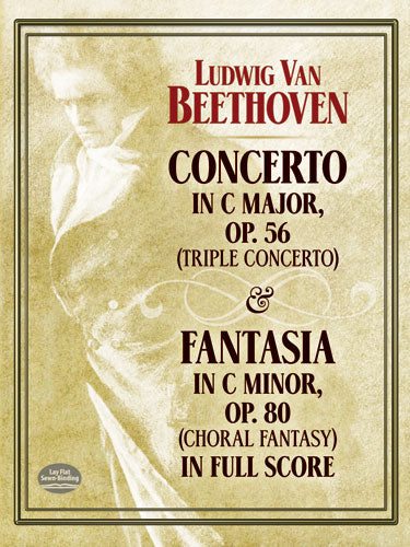 Beethoven - Triple Concerto in C Major (Op. 56) and Choral Fantasy in C Minor (Op. 80) - Full Score