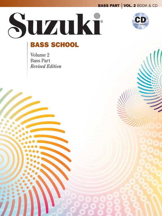 Suzuki – Suzuki Bass School, Vol. 2 (Revised) (w/CD) – Bass Method