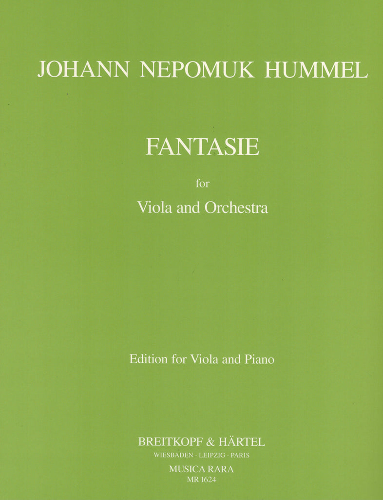 Hummel, ed. Truscott - Fantasie - Viola and Piano