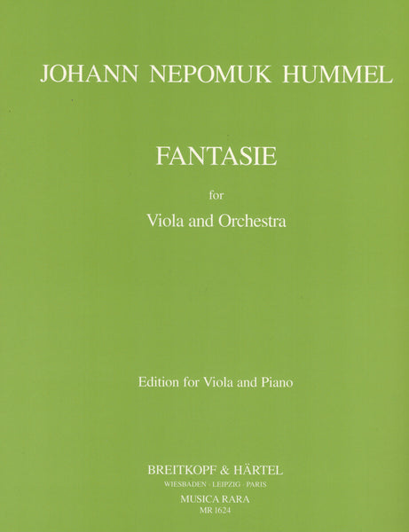 Hummel, ed. Truscott - Fantasie - Viola and Piano