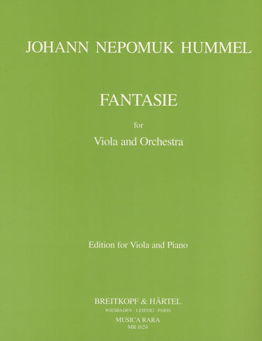 Hummel, ed. Truscott - Fantasie - Viola and Piano