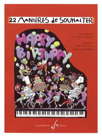 Delale - Happy Birthday Variations - Piano, 4 Hands
