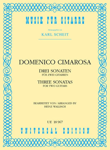 Cimarosa, arr. Wallisch - 3 Sonatas - Guitar Duet