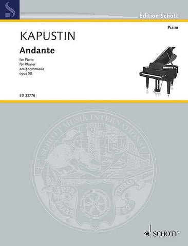 Kapustin – Andante, Op. 58 – Piano