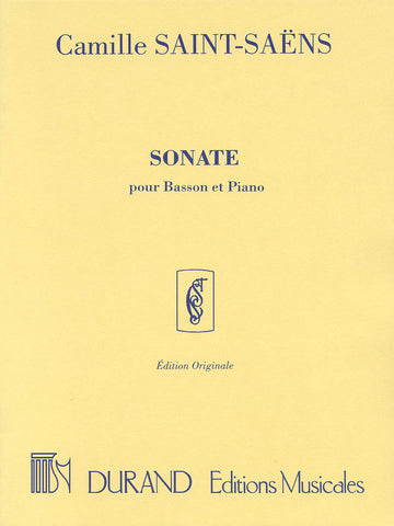 Saint-Saens – Sonata, Op. 168 – Bassoon and Piano