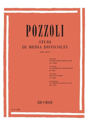 Pozzoli - Studies of Moderate Difficulty - Harp Method