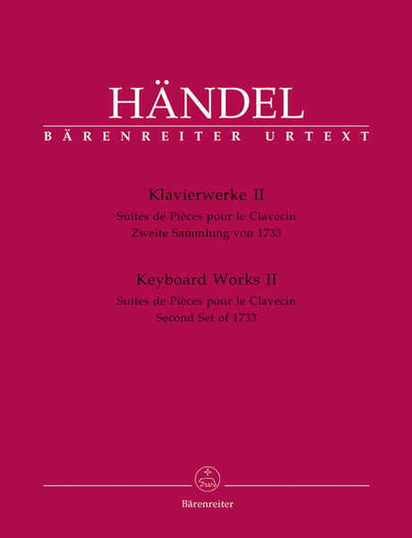 Handel, ed. Northway – Keyboard Works II (Second Set of 1733) – Piano