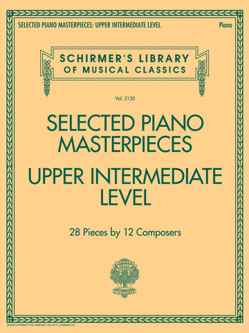 Various - Selected Piano Masterpieces, Upper Intermediate Level - Piano Solo