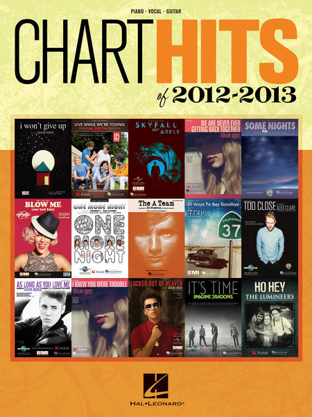 Various – Chart Hits of 2012-2013 – Piano, Vocal, Guitar