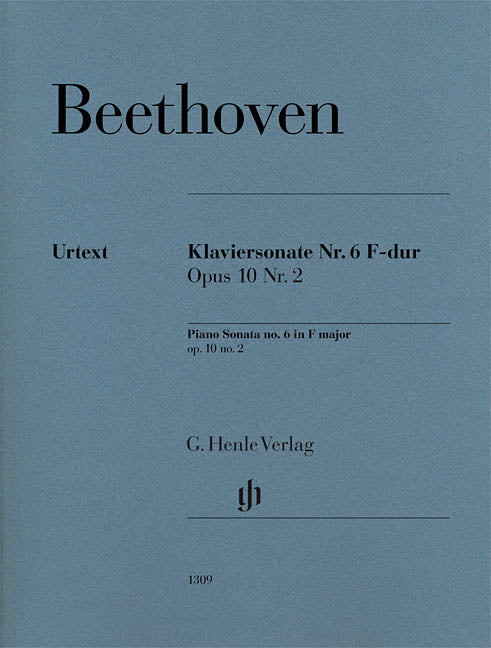 Beethoven, ed. Wallner – Piano Sonata No. 6 in F Major, Op. 10/2 – Piano