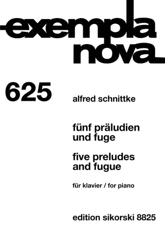 Schnittke – Five Preludes and Fugue – Piano