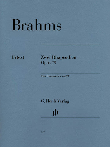 Brahms, ed. Eich – Two Rhapsodies, Op. 79 – Piano