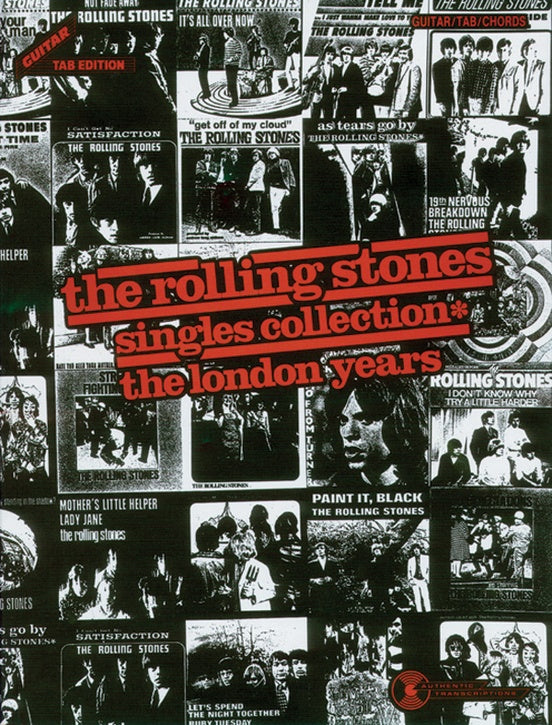 Rolling Stones – Singles Collection: The London Years – Piano, Vocal, Guitar w/Tabluture